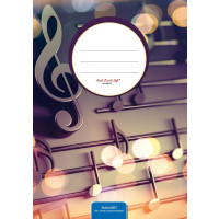 A4 Notenheft ohne Zwischenblatt - 16 Blatt