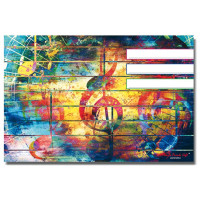 Notenlinien - Design ohne Zwischenblatt 