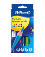 PELIKAN sechseckige Buntstifte 12 Farben