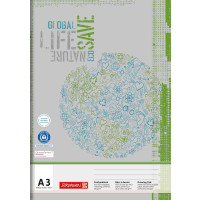 Brunnen Zeichenblock A3 recycling