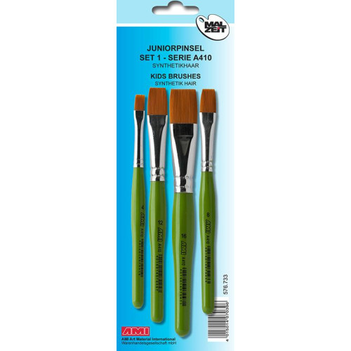 Junior Pinselset flach 4,8,12,16
