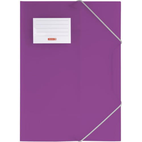 Brunnen A4 Flügelmappe mit Gummi lila